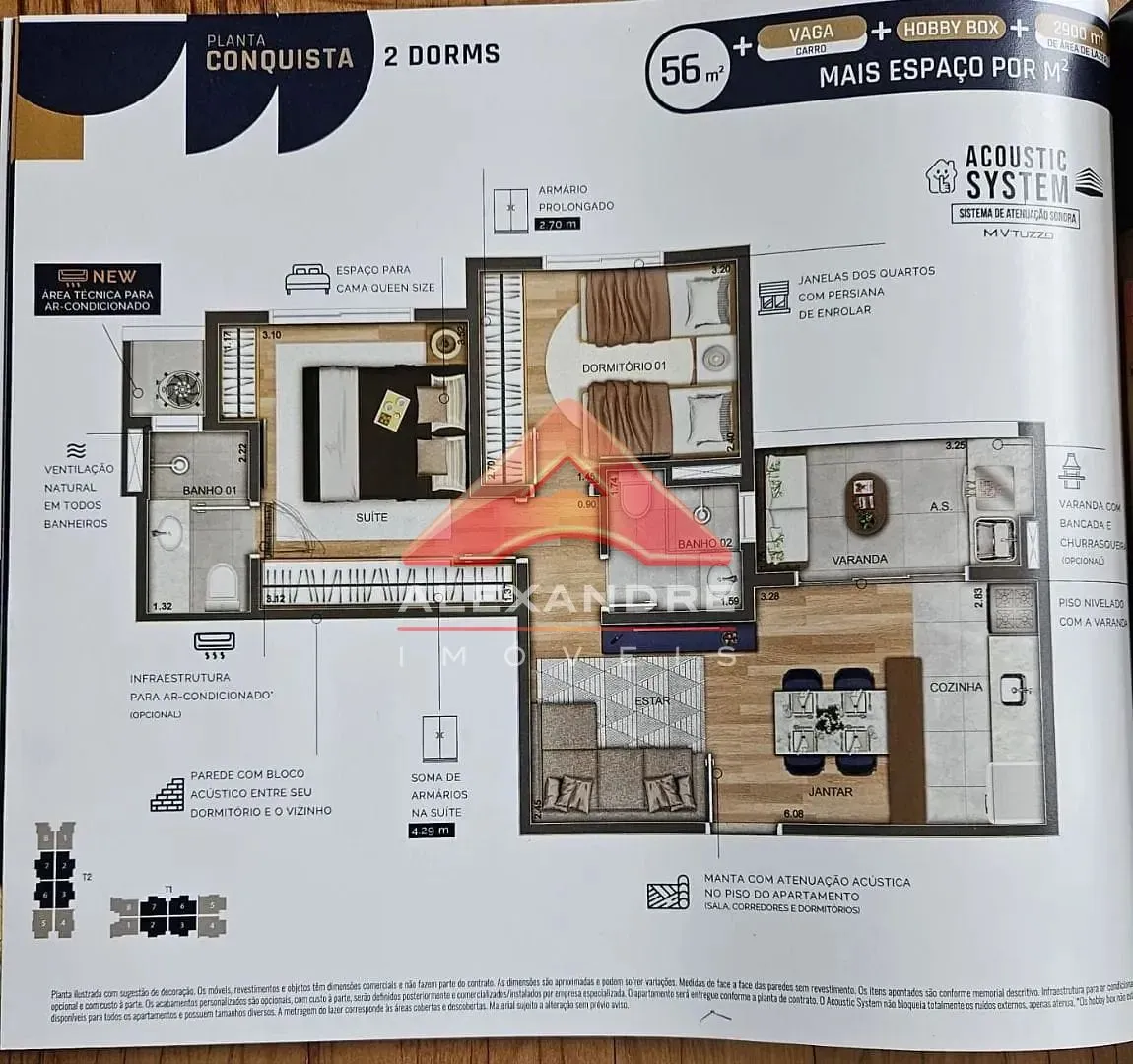 Apartamento, 2 quartos, 56 m² - Foto 16