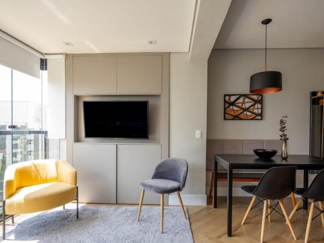 Foto do Apartamento - Apartamento para venda em Vila Olímpia com 1 quarto , 44m² | Lares e Andares Imóveis