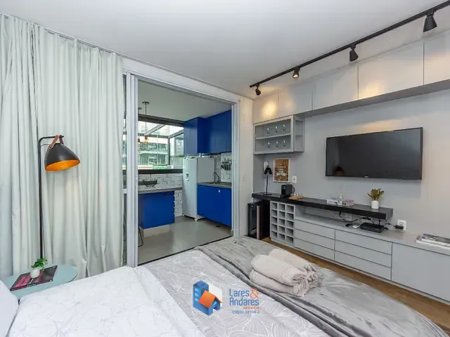 Apartamento com 43m² 1 quarto e 1 banheiro, à venda, no bairro Vila Olímpia em São Paulo