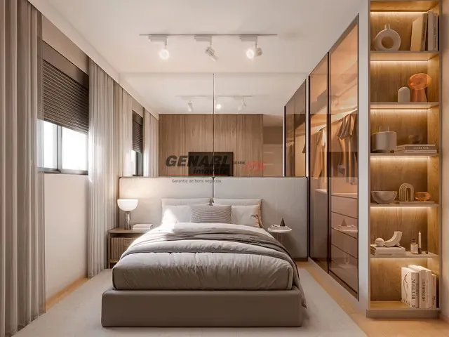 Apartamento com 57m² 2 quartos e 2 banheiros, à venda, no bairro Chácara Belvedere em Indaiatuba