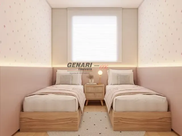 Apartamento com 57m² 2 quartos e 2 banheiros, à venda, no bairro Chácara Belvedere em Indaiatuba