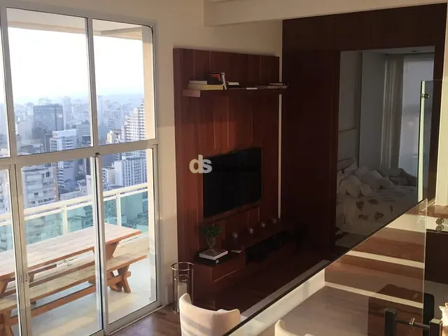 Apartamento 1 quarto e 2 banheiros, para alugar, no bairro Cerqueira César em São Paulo