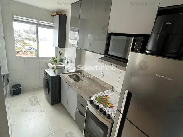 Apartamento com 47m² 2 quartos e 1 banheiro, à venda, no bairro Vila Nossa Senhora das Vitórias em Mauá