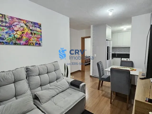 Apartamento com 45m² 2 quartos e 1 banheiro, à venda, no bairro Cidade Industrial II em Londrina