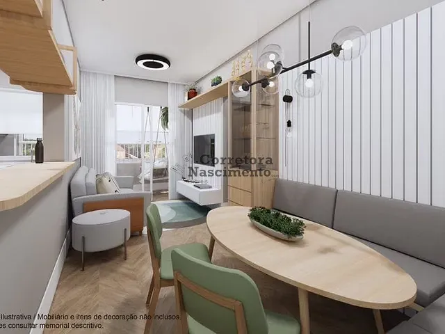 Apartamento 2 quartos e 1 banheiro, à venda, no bairro Jardim Santa Maria em Jacareí