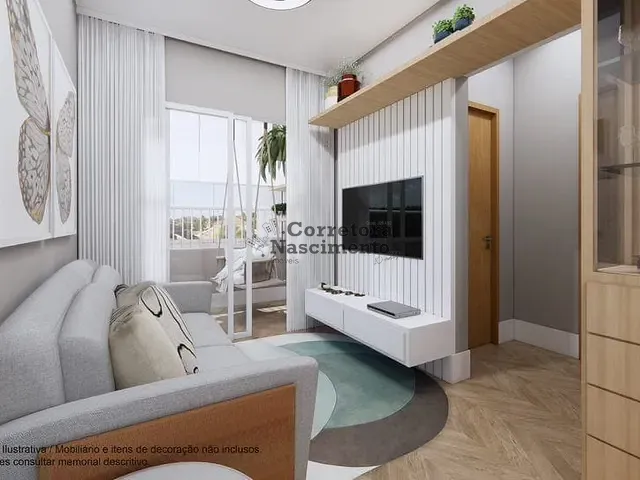Apartamento 2 quartos e 1 banheiro, à venda, no bairro Jardim Santa Maria em Jacareí