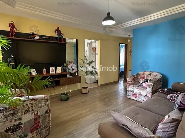 Apartamento com 63m² 2 quartos e 1 banheiro, à venda, no bairro Parque São Vicente em Mauá