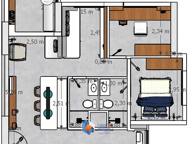Apartamento com 62m² 2 quartos e 2 banheiros, à venda, no bairro Pompeia em São Paulo