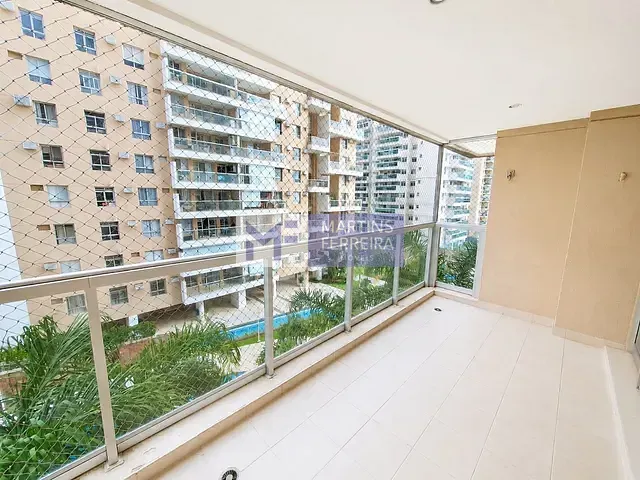 Apartamento com 70m² 2 quartos e 2 banheiros, para alugar, no bairro Recreio dos Bandeirantes em Rio de Janeiro
