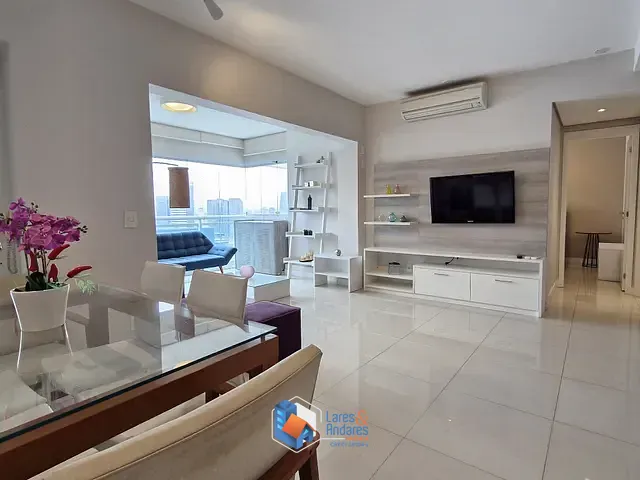Apartamento com 67m² 1 quarto e 2 banheiros, à venda, no bairro Brooklin em São Paulo