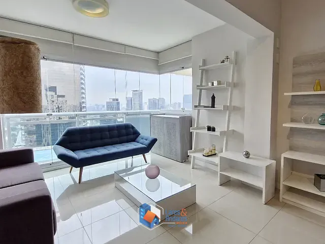 Apartamento com 67m² 1 quarto e 2 banheiros, à venda, no bairro Brooklin em São Paulo
