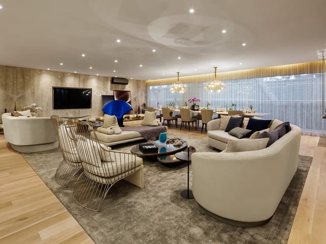 Apartamento com 273m² 4 quartos e 5 banheiros, à venda, no bairro Indianópolis em São Paulo
