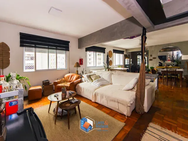 Apartamento com 153m² 2 quartos e 3 banheiros, à venda, no bairro Cerqueira César em São Paulo