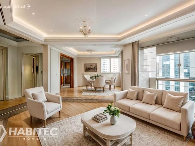 Apartamento 3 quartos e 6 banheiros, à venda, no bairro Água Verde em Curitiba