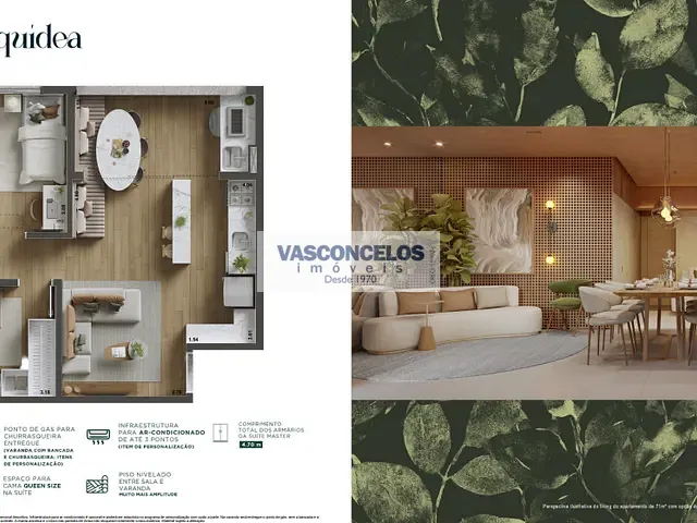 Apartamento com 132m² 3 quartos e 1 banheiro, à venda, no bairro Vila Zizinha em São José dos Campos