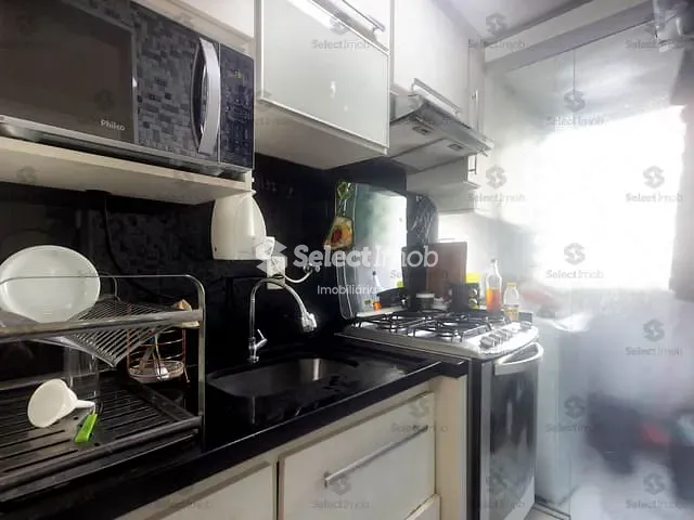 Apartamento com 63m² 3 quartos e 1 banheiro, à venda, no bairro Parque São Vicente em Mauá