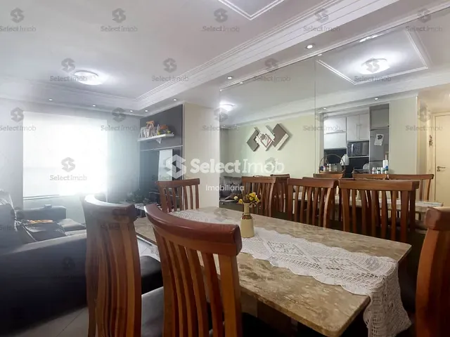 Apartamento com 63m² 3 quartos e 1 banheiro, à venda, no bairro Parque São Vicente em Mauá