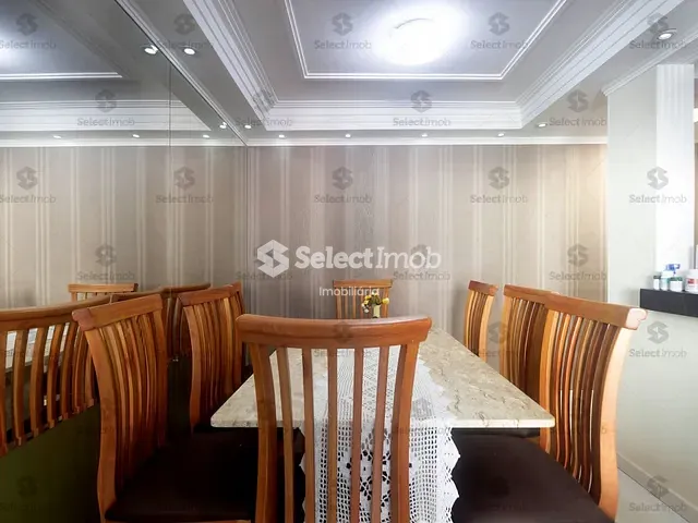 Apartamento com 63m² 3 quartos e 1 banheiro, à venda, no bairro Parque São Vicente em Mauá