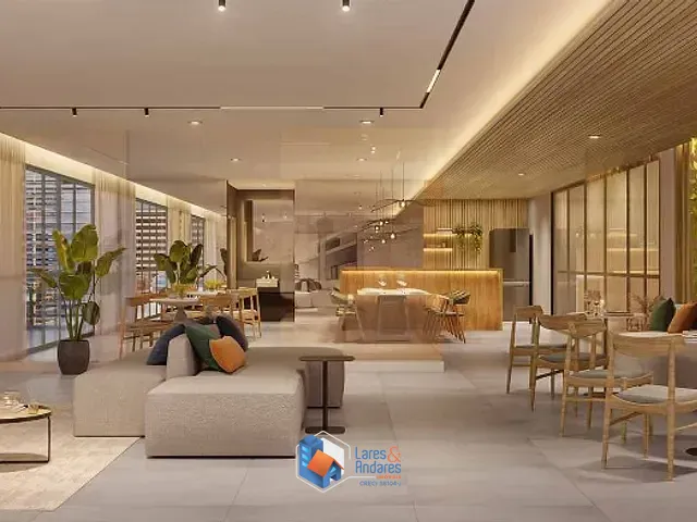 Apartamento com 40m² 1 quarto e 1 banheiro, à venda, no bairro Indianópolis em São Paulo
