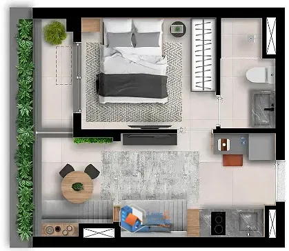 Apartamento, 1 quarto, 40 m² - Foto 27