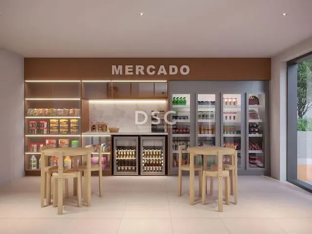 Apartamento com 50m² 1 quarto e 1 banheiro, à venda, no bairro Centro Cívico em Curitiba