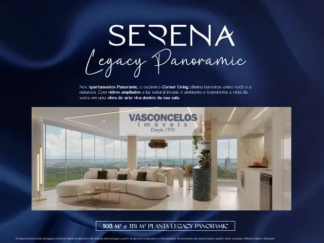 Apartamento com 206m² 3 quartos e 3 banheiros, à venda, no bairro Jardim Apolo I em São José dos Campos