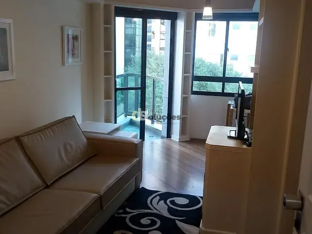 Apartamento 1 quarto e 2 banheiros, para alugar, no bairro Itaim Bibi em São Paulo
