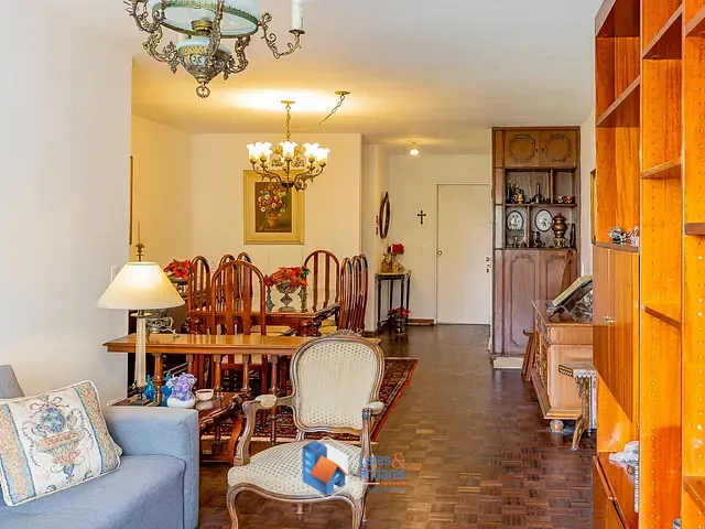 Apartamento com 165m² 4 quartos e 6 banheiros, à venda, no bairro Higienópolis em São Paulo