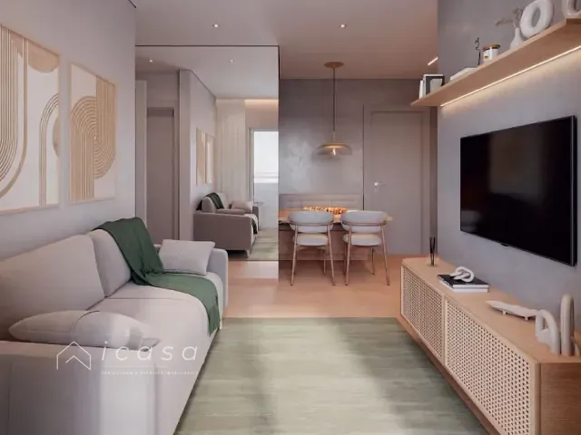Apartamento com 42m² 2 quartos e 1 banheiro, à venda, no bairro Jardim Das Paineiras I em São José dos Campos
