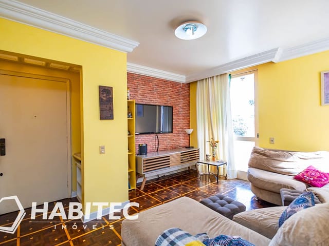 Apartamento 3 quartos e 2 banheiros, à venda, no bairro Cabral em Curitiba