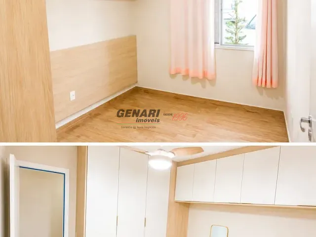 Apartamento 2 quartos e 1 banheiro, para alugar, no bairro Jardins do Império em Indaiatuba