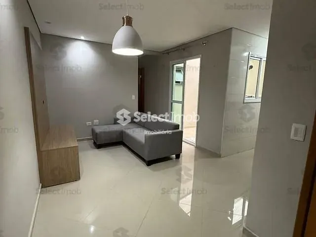 Apartamento com 55m² 2 quartos e 1 banheiro, para alugar, no bairro Vila Eldízia em Santo André
