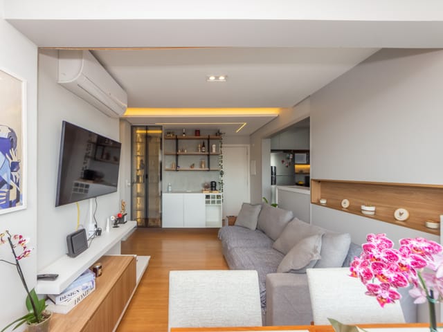 Foto do Apartamento - Apartamento para venda em Parque São Domingos com 2 quartos, sendo 2 suítes , 63m² | Lares e Andares Imóveis