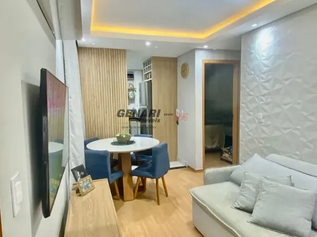 Apartamento com 47m² 2 quartos e 1 banheiro, para alugar, no bairro Parque Campo Bonito em Indaiatuba