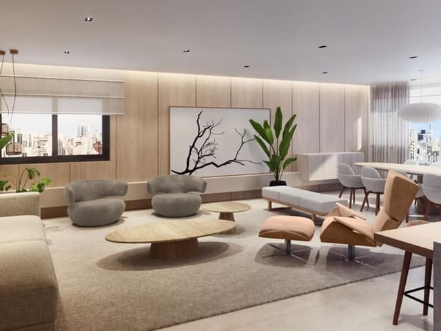 Apartamento com 146m² 2 quartos e 2 banheiros, à venda, no bairro Vila Nova Conceição em São Paulo
