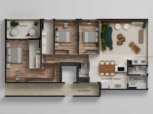 Apartamento com 146m² 2 quartos e 2 banheiros, à venda, no bairro Vila Nova Conceição em São Paulo