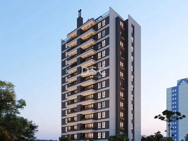 Apartamento 2 quartos e 1 banheiro, à venda, no bairro Novo Mundo em Curitiba