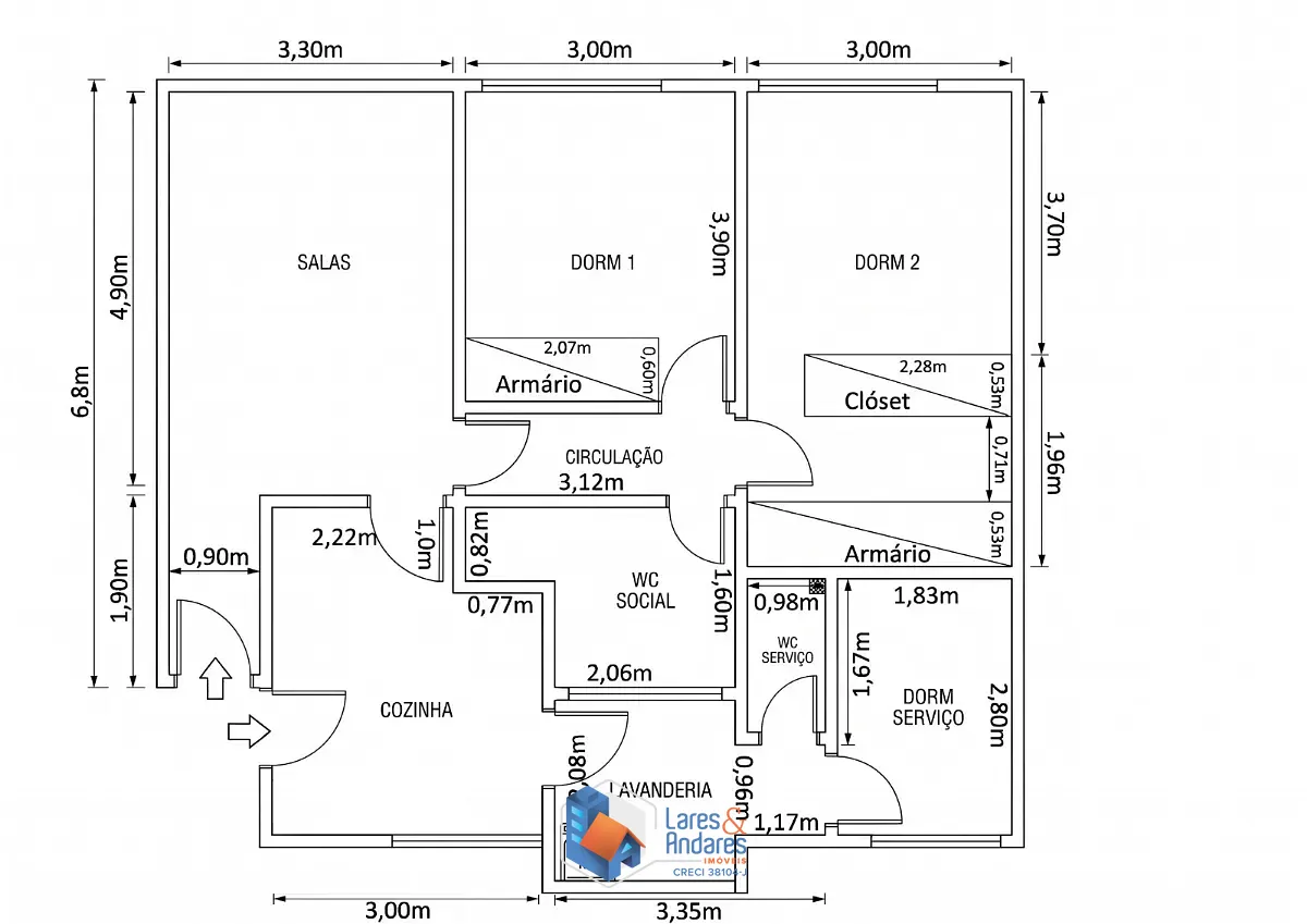 Apartamento, 2 quartos, 89 m² - Foto 24