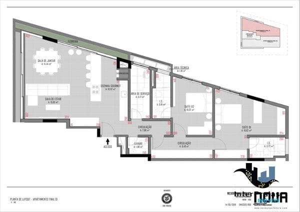 Apartamento com 187m², à venda, no bairro Balneário Pereque em Porto Belo