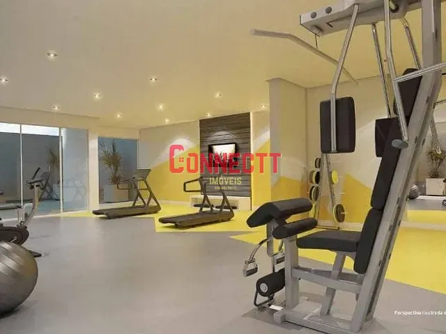 Apartamento 1 quarto e 2 banheiros, à venda, no bairro Parque Industrial Lagoinha em Ribeirão Preto