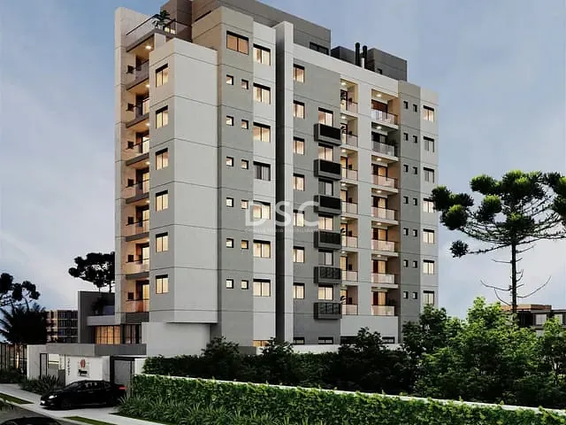 Apartamento com 60m² 2 quartos e 1 banheiro, à venda, no bairro Capão Raso em Curitiba