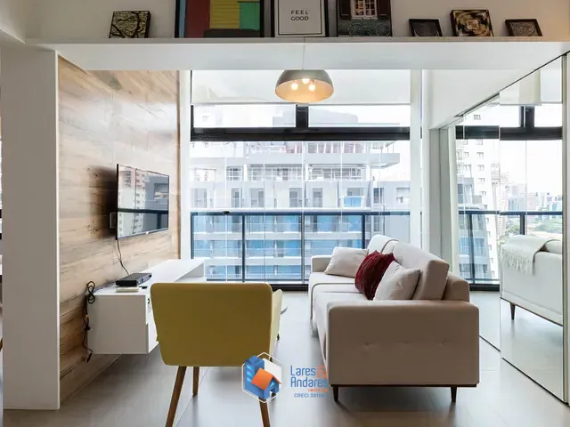 Apartamento com 62m² 1 quarto e 2 banheiros, à venda, no bairro Vila Olímpia em São Paulo