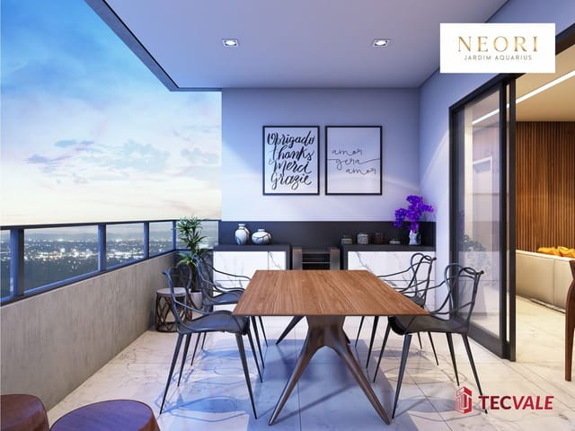 Apartamento com 87m² 3 quartos e 2 banheiros, à venda, no bairro Jardim Aquarius em São José dos Campos