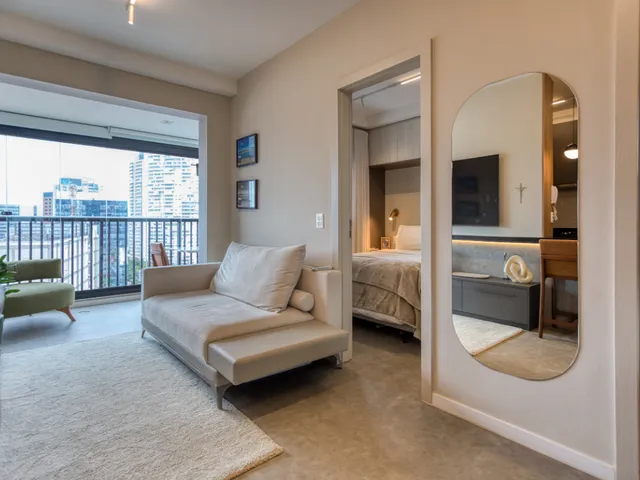 Foto do Apartamento - Apartamento para venda em Pinheiros com 1 quarto , 48m² | Lares e Andares Imóveis