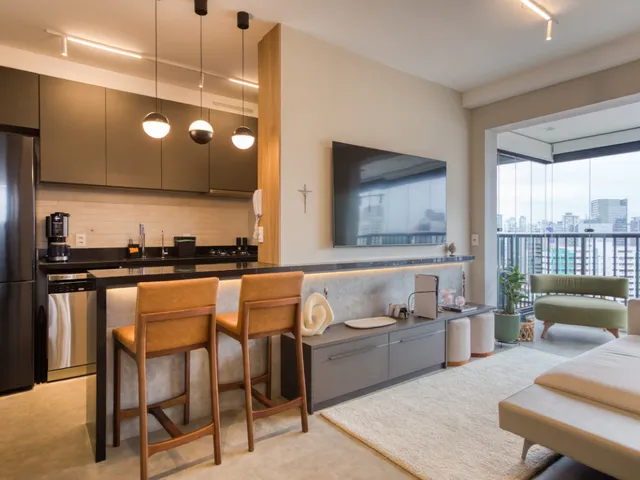 Foto do Apartamento - Apartamento para venda em Pinheiros com 1 quarto , 48m² | Lares e Andares Imóveis