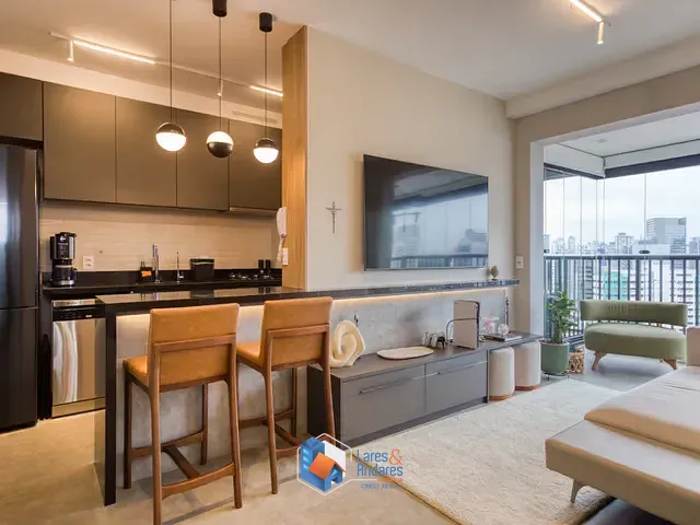 Apartamento com 48m² 1 quarto e 1 banheiro, à venda, no bairro Pinheiros em São Paulo