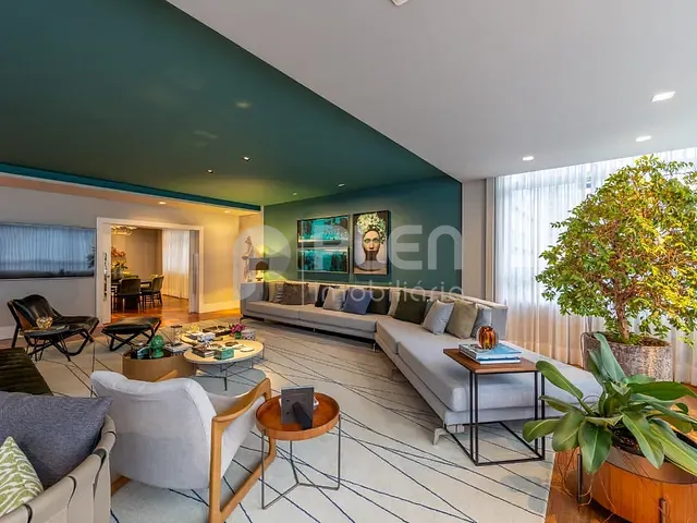 Apartamento 5 quartos e 6 banheiros, à venda, no bairro Higienópolis em São Paulo