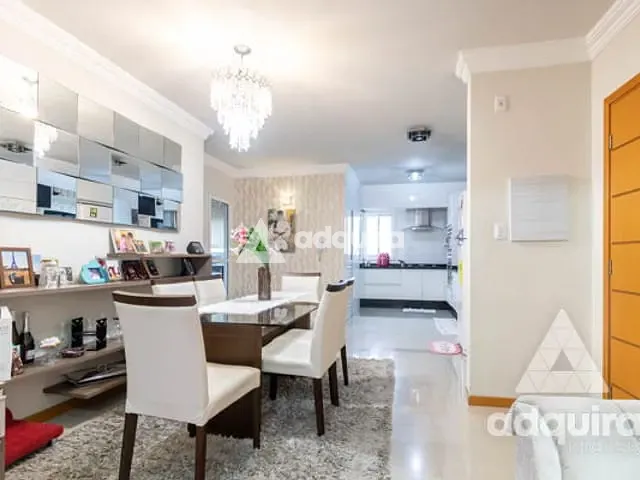 Apartamento 3 quartos e 2 banheiros, à venda, no bairro Orfãs em Ponta Grossa