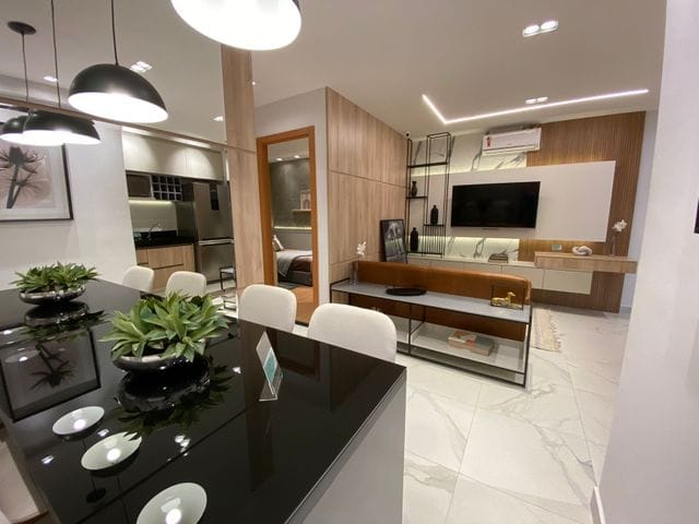 Perspectiva do Lançamento - Apartamento na planta à venda no Residencial Le Chalet - Jardim Pinheiros-  2 quartos com suíte - Sacada com Churrasqueira - 1 Vaga de Garagem | Guepardo Imob