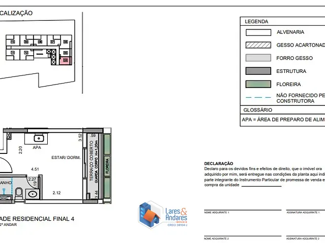 Apartamento com 49m² 1 quarto e 2 banheiros, à venda, no bairro Consolação em São Paulo